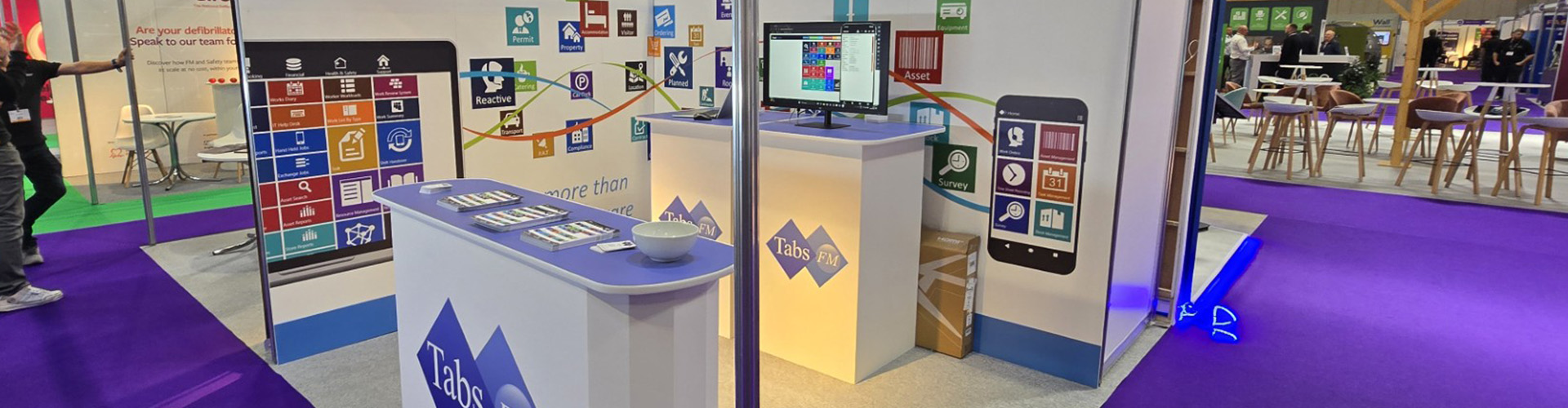 Tabs at the Workplace Event Exhibitions -  CAFM and CMMS Facilities Management Software